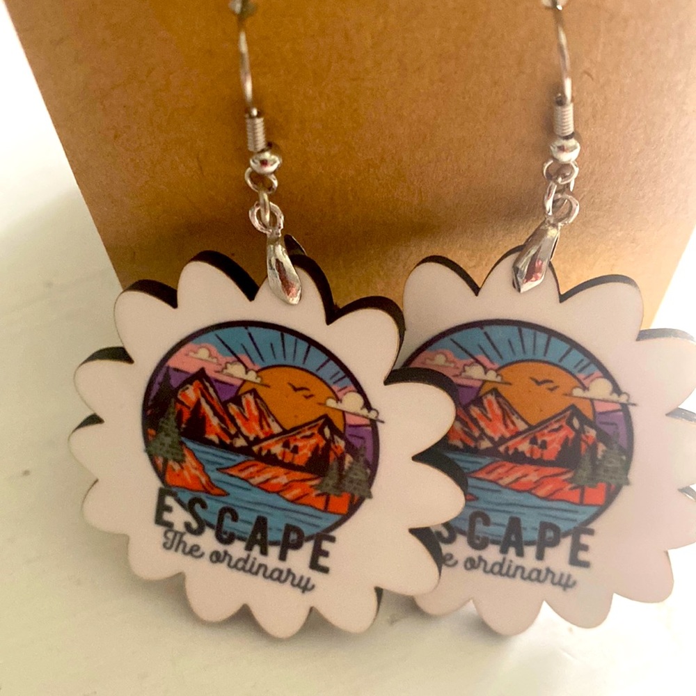 😍NEW ESCAPE The ordinary one of a kind new boutique earrings. These are so cute